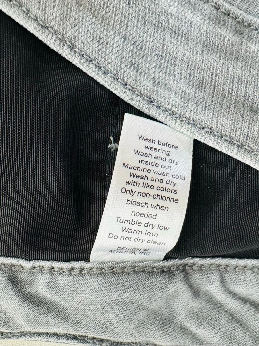 Athleta Light Gray Denim Jeans